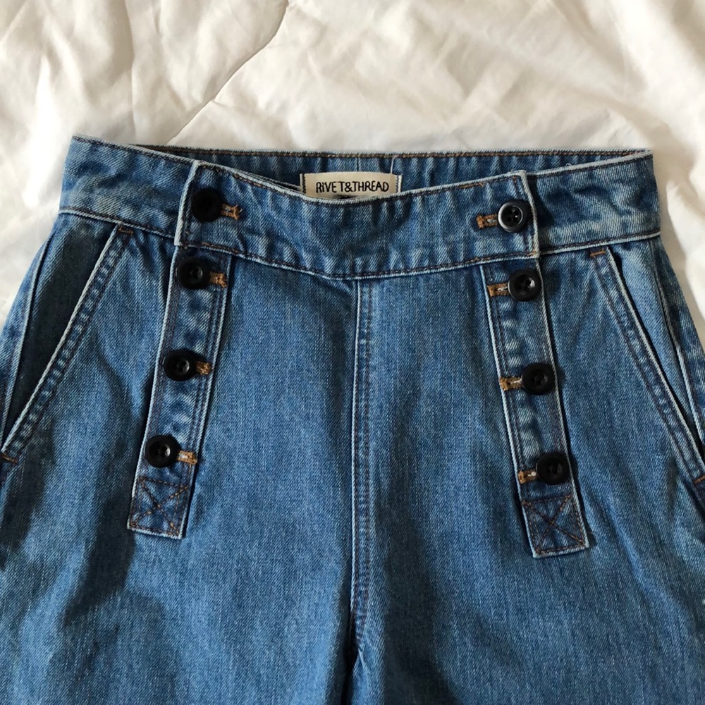 Madewell Rivet & Thread High Waist, Wide Leg Jeans
